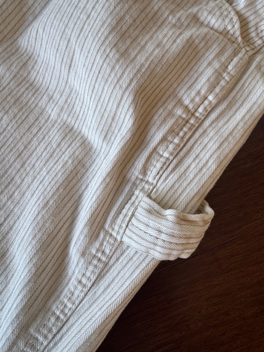 Old Navy Men’s Cream Corduroy Carpenter Pants